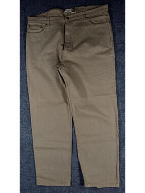 Levi's 550 Series Relaxed Fit Tan Khaki Denim 100% Cotton Jeans Men's 33x34 Y2K